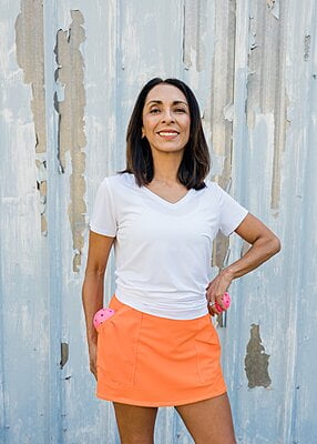 Summer Orange Athletic Skort Summer Orange Athletic Skort