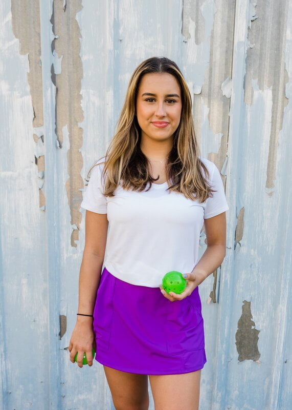 Electric Purple Athletic Skort Electric Purple Athletic Skort